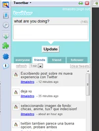 Tweetbar para Firefox