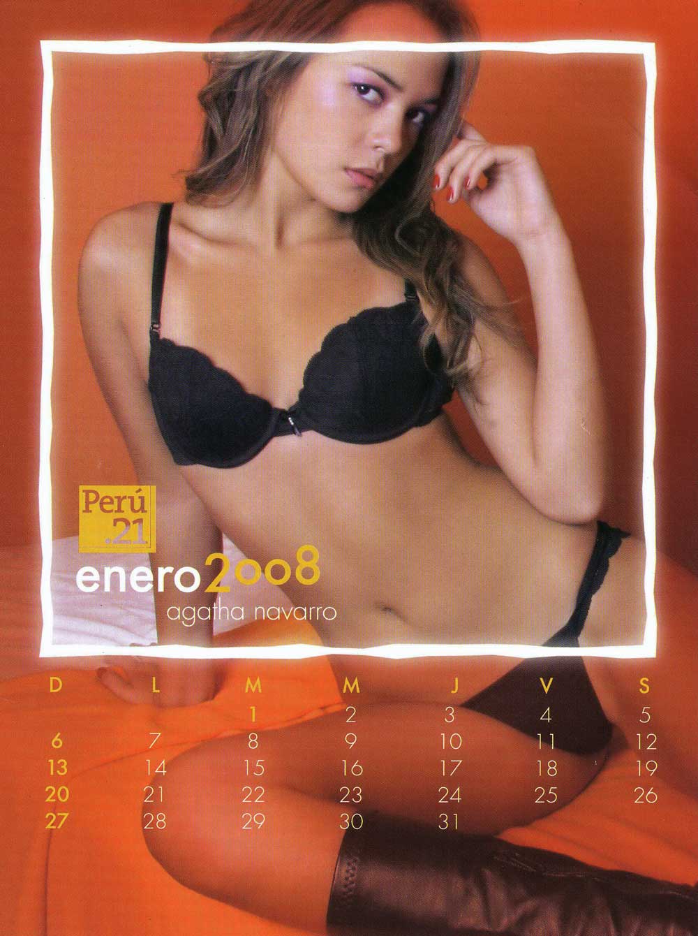 Calendario 2008 de las Chicas de Perú.21