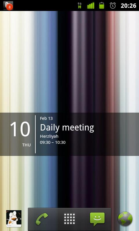 Simple Calendar Widget para Android