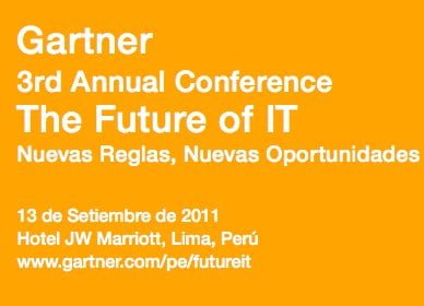 Tercera Conferencia Anual “The Future of IT” este 13 de Setiembre en Lima
