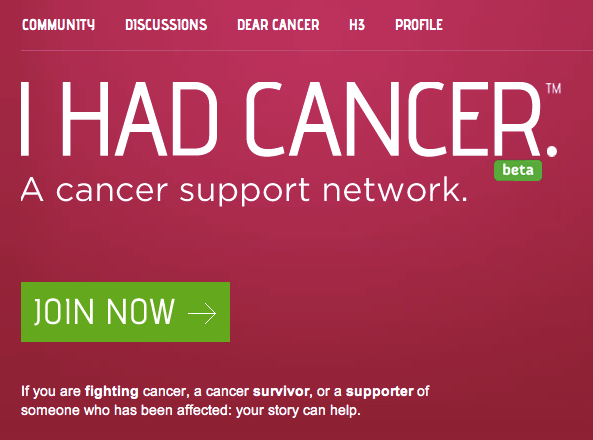 I Had Cancer, red social de apoyo a personas con cáncer