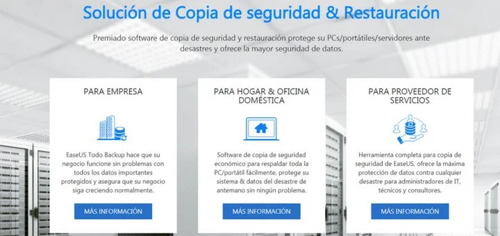 EaseUs es el mejor programa para recuperar información