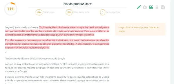 detector de plagio online plag.es