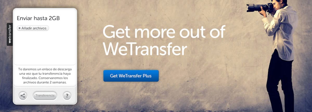 Compartir rápidamente archivos de hasta 2GB con WeTransfer